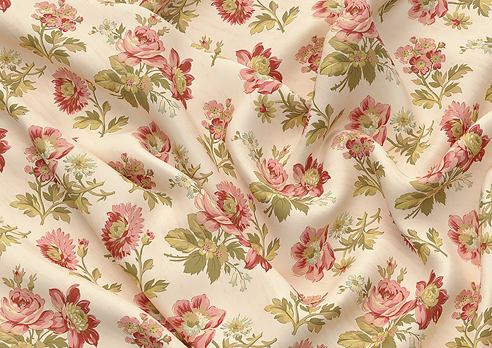 Shabby Chic by Rachel Ashwell Eloise, Vintage Pink - Made to Measure Curtains - Image 4